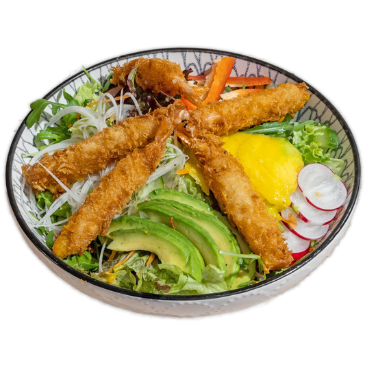 Crispy Shrimp Salad - Bobomy